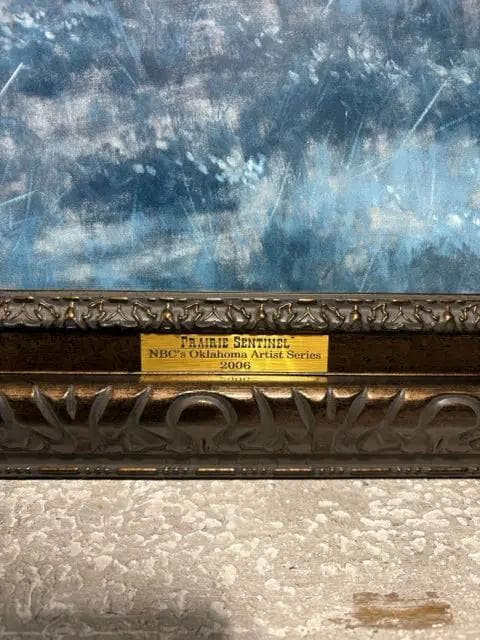 "Prairie Sentinel" Framed Buffalo Print - Thumbnail 2