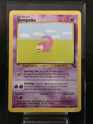 Pokemon TCG Slowpoke 1999 Fossil 55/62 LP