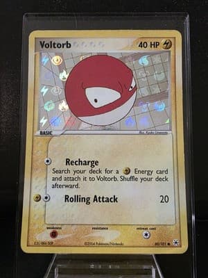 Pokemon TCG Voltorb 80/101 Ex Hidden Legends Reverse Holo NM