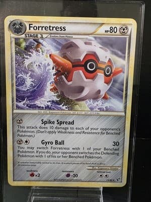 Pokemon TCG Forretress HeartGold SoulSilver Undaunted 13/90 NM