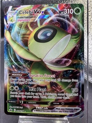 Pokémon TCG Celebi VMAX 008/198 CRE Chilling Reign