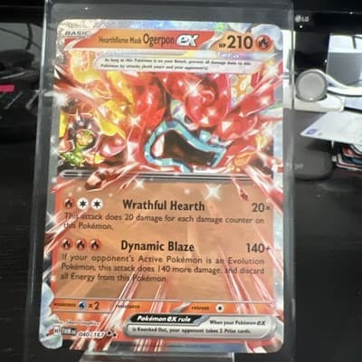 Pokemon TCG Ogerpon ex Hearthflame Mask 040/167 Twilight Masquerade