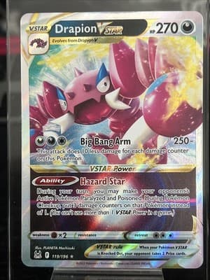 Pokemon TCG Drapion VSTAR 119/196 Lost Origin Holo