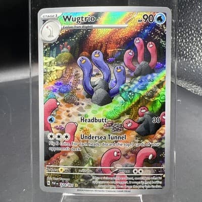 Pokemon TCG Wugtrio 224/091 Paldean Fates NM