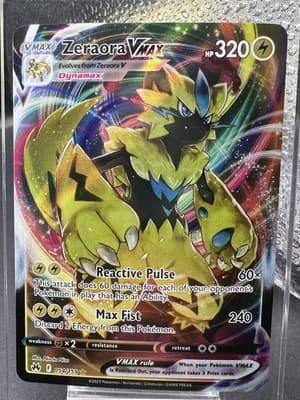Pokémon TCG Zeraora VMAX 054/159 Crown Zenith