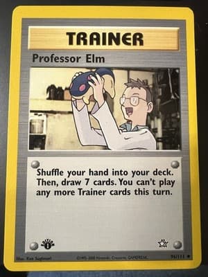 Pokemon TCG Professor Elm 96/111 Neo Genesis