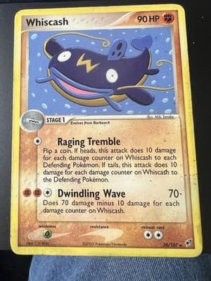 Pokemon TCG Whiscash EX Deoxys 28/107