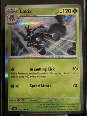 Pokémon TCG Lokix Paldea Evolved 021/193 Holo Rare NM
