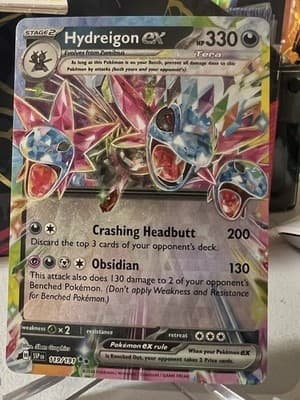 Pokemon TCG Hydreigon ex 119/191 Surging Sparks Holo