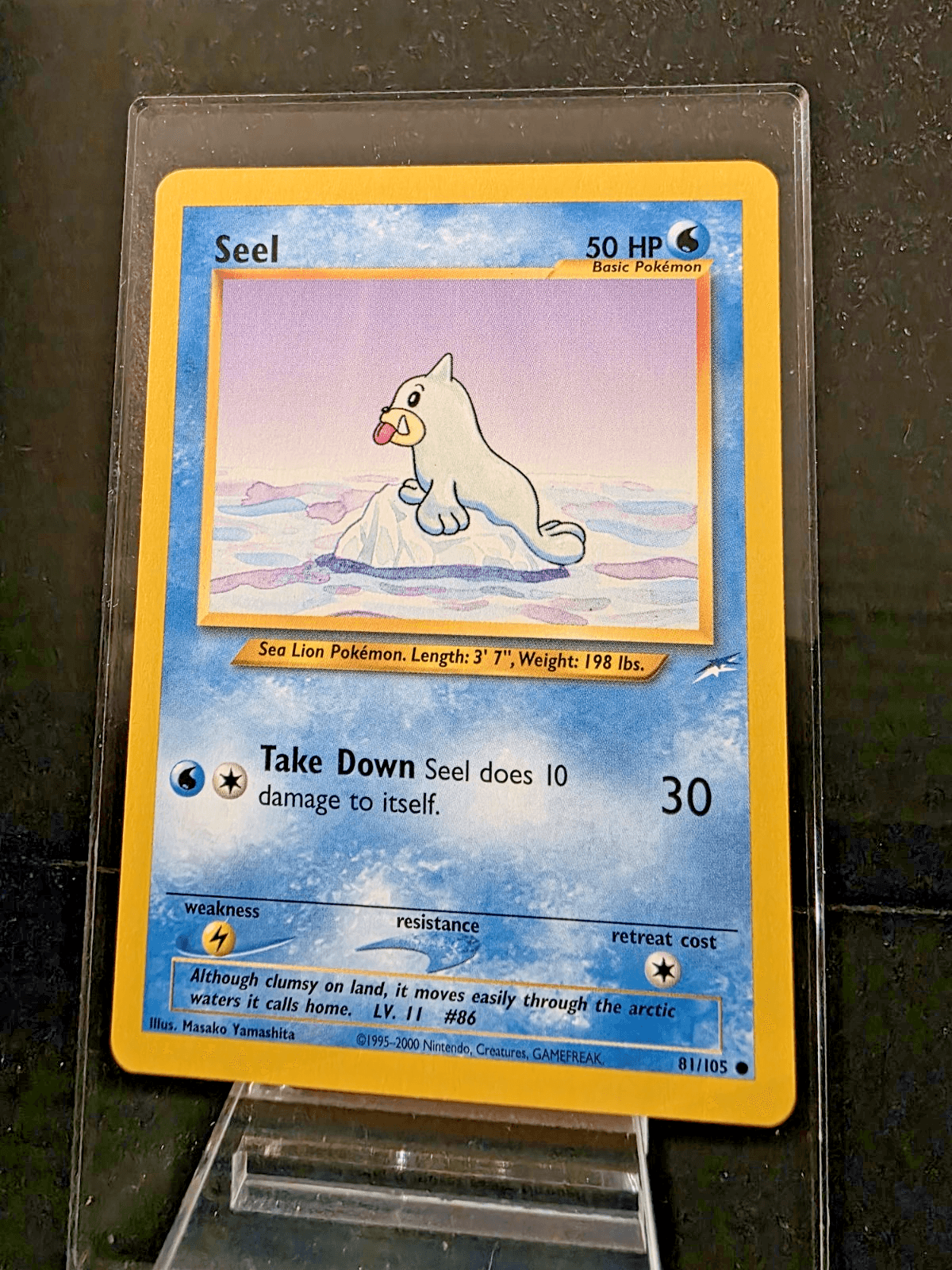 Pokemon TCG Seel 81/105 Neo Destiny Unlimited NM