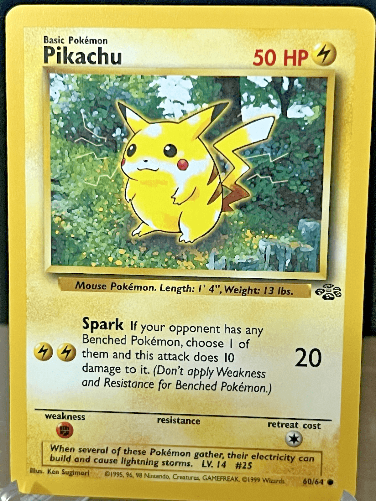 Pokemon TCG Pikachu Jungle Set #60/64 Common