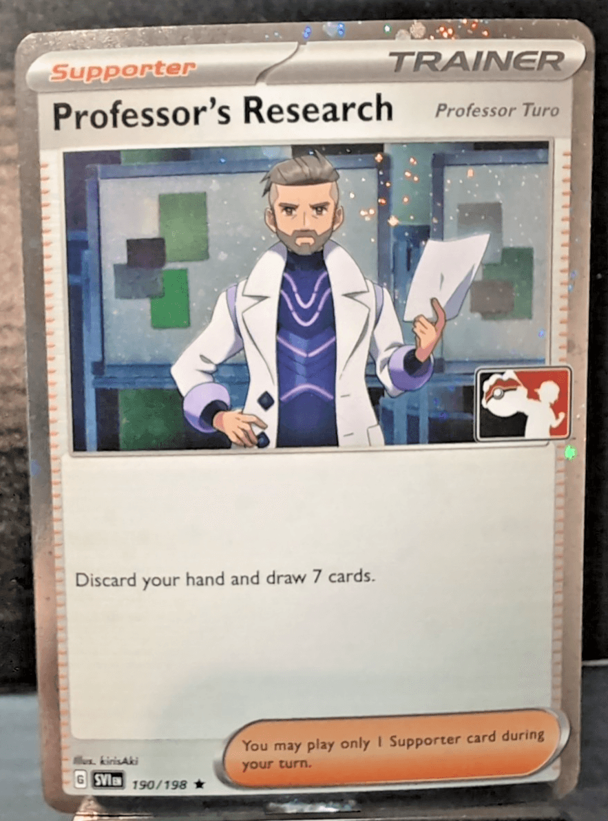 Professor's Research SWIRL(Cosmos Holo) Scarlet & Violet 190/198 Stamped NM