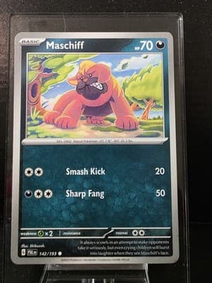 Pokemon TCG SV02: Paldea Evolved Maschiff #142/193 Common Card