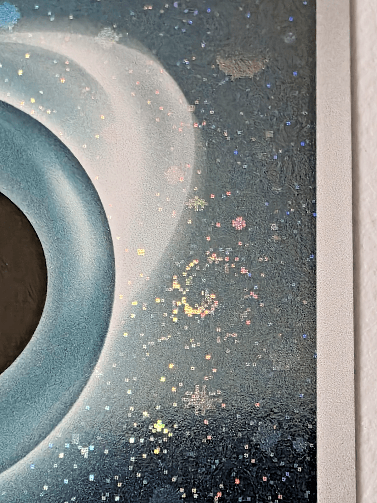 Pokemon TCG Basic Darkness Energy Cosmos Holo with Swirl SVE 007 - Thumbnail 2