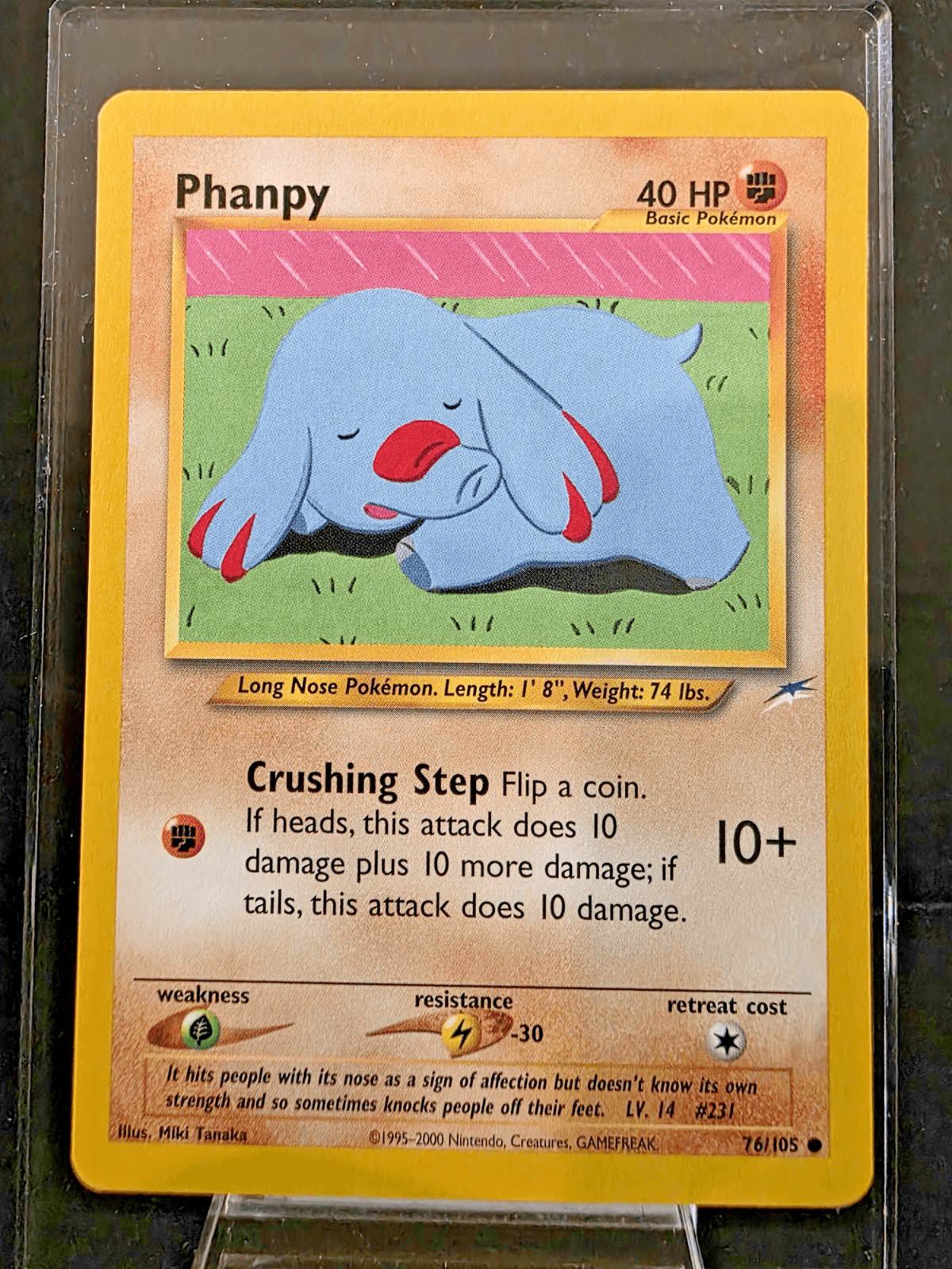 Pokemon TCG Phanpy 76/105 Neo Destiny Regular NM