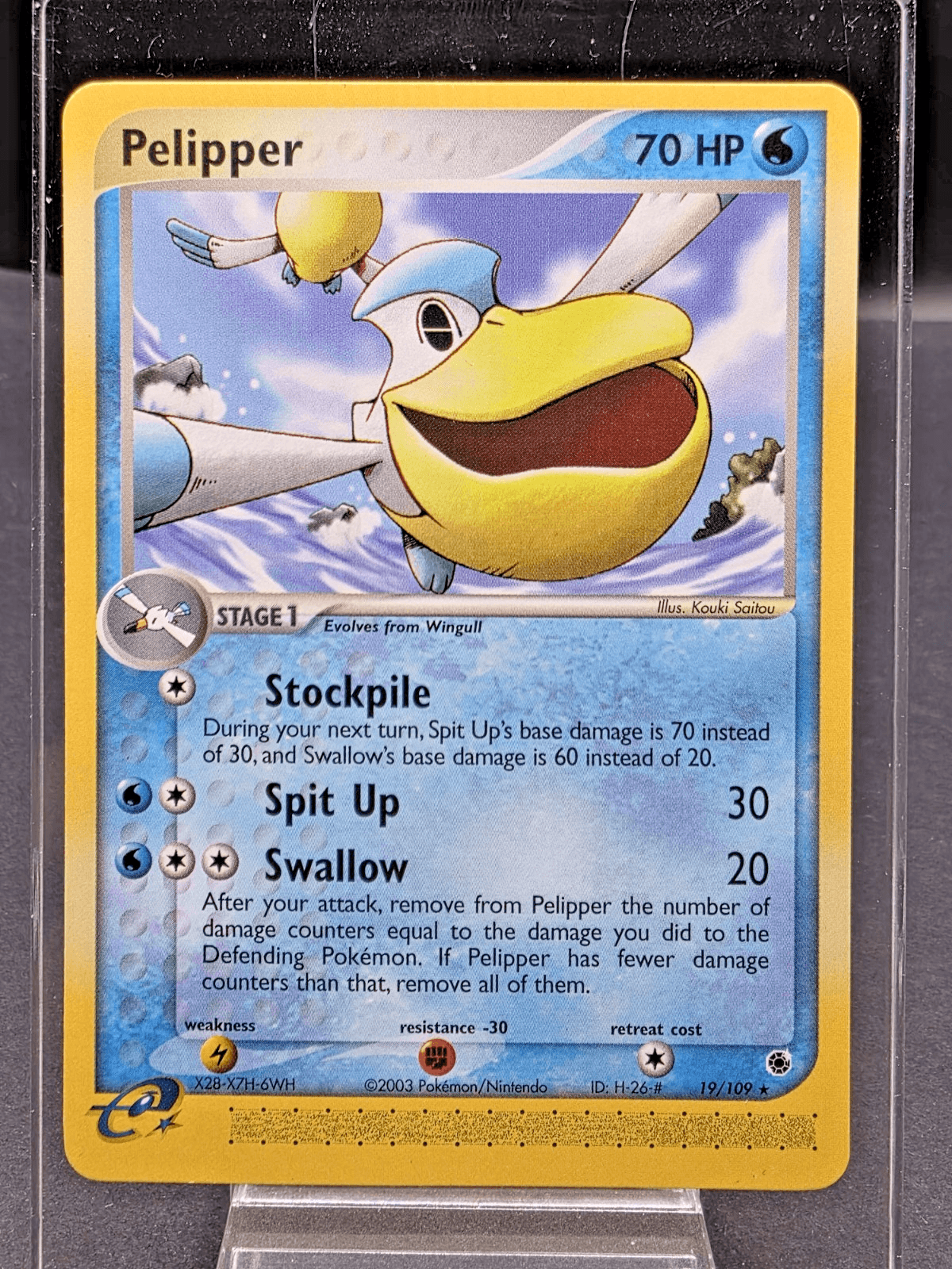 Pokemon TCG Pelipper 19/109 Ruby and Sapphire Regular NM