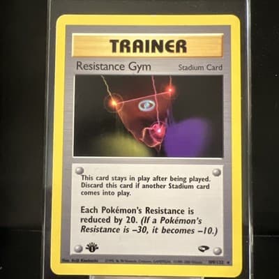 Pokemon TCG Resistance Gym 1st Edition Gym Challenge 109/132 Rare NM/LP