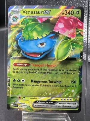 Pokémon TCG Venusaur Ex 1/142 Stellar Crown