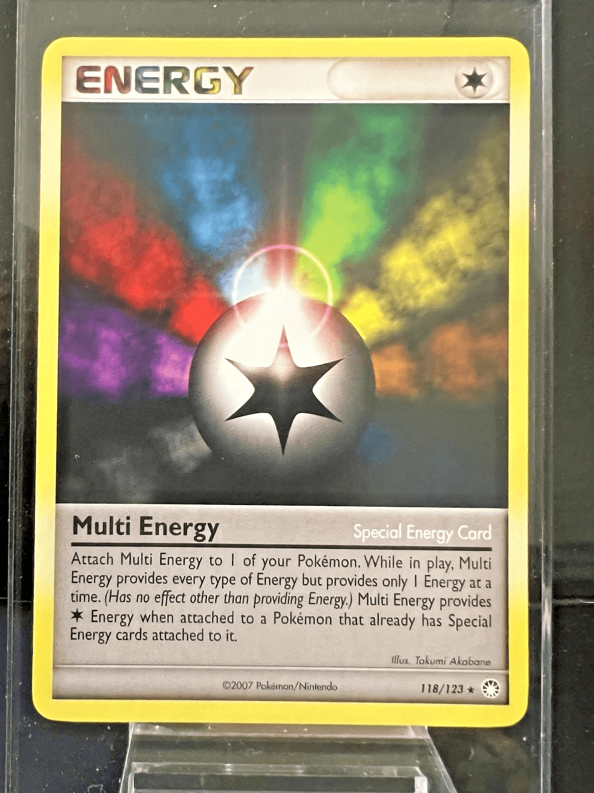 Pokemon TCG Multi Energy 118/123 Mysterious Treasures Rare