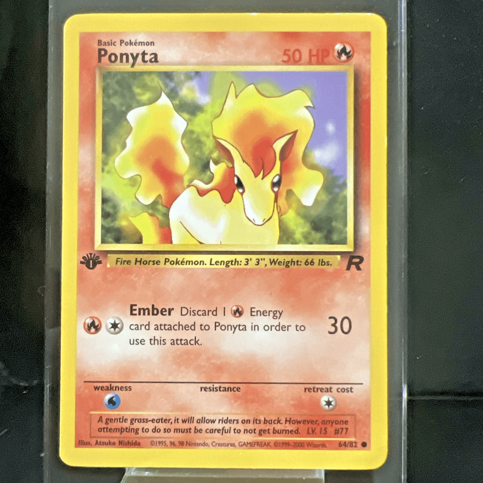 Pokemon TCG 64/82 1st Edition Team Rocket NM