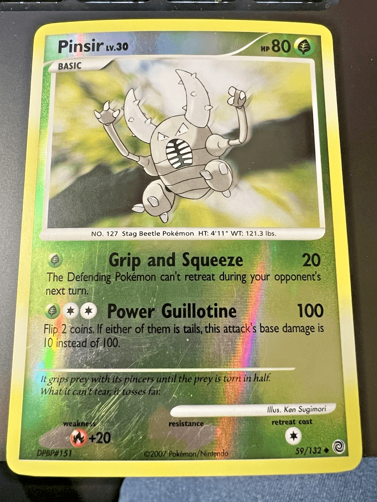 Pokemon TCG - Pinsir 59/132 Secret Wonders Reverse Holo Uncommon