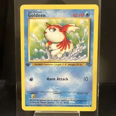 Pokemon TCG Goldeen 53/64 Jungle Set 1st Edition NM/LP