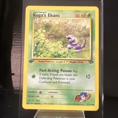 Pokémon TCG Koga's Ekans Gym Challenge 77/132 1st Edition