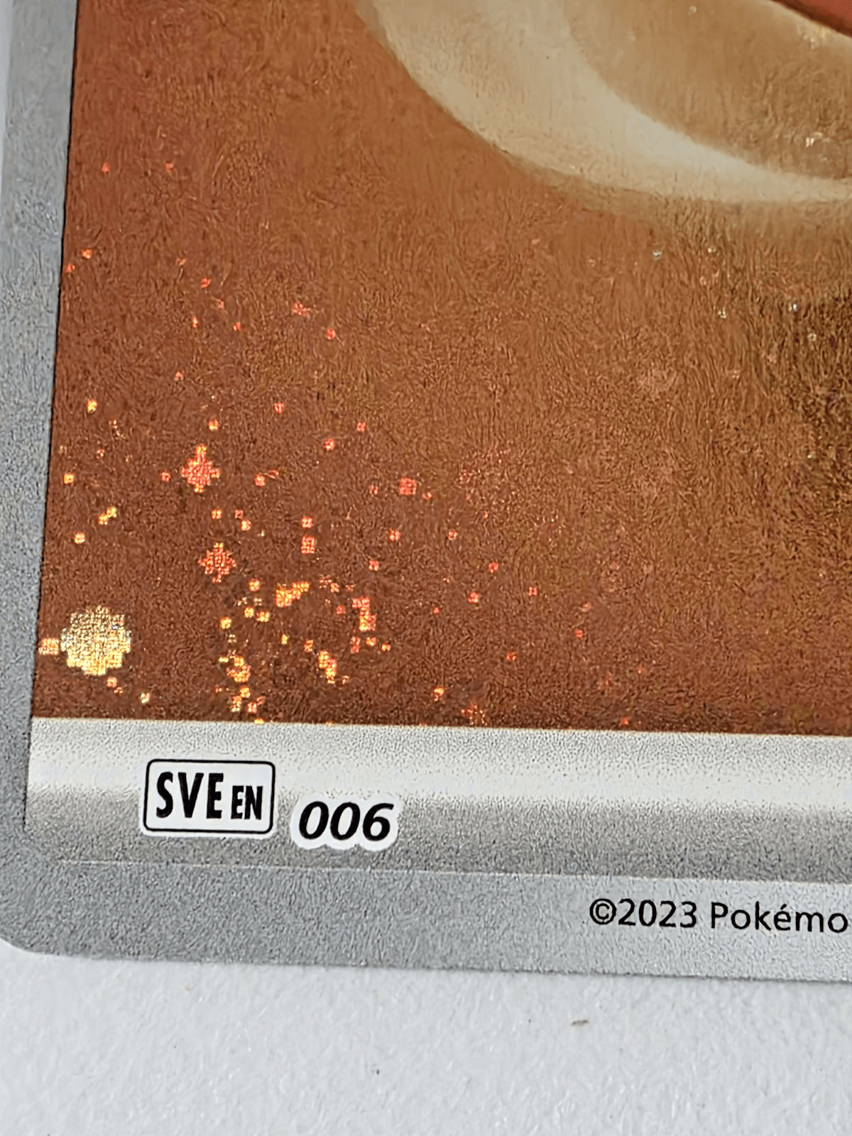 Pokemon TCG Basic Fighting Energy Cosmos with Swirls Holo 006 NM - Thumbnail 2