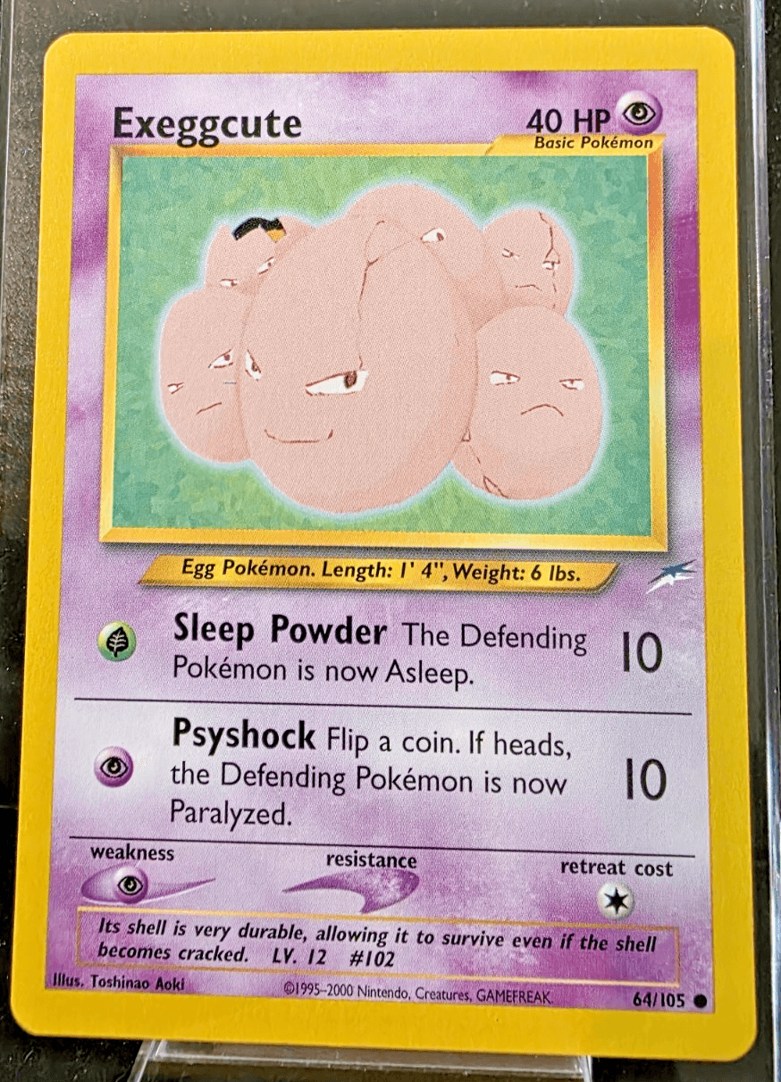 Pokemon TCG Exeggcute 64/ 105 Neo Destiny NM/LP
