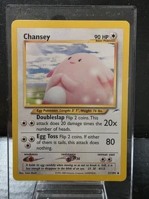 Pokemon TCG Chansey Uncommon Neo Destiny 31/105 NM