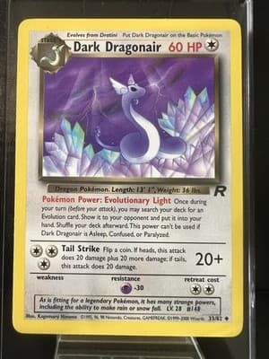 Pokemon TCG Dark Dragonair 33/82 Team Rocket Regular