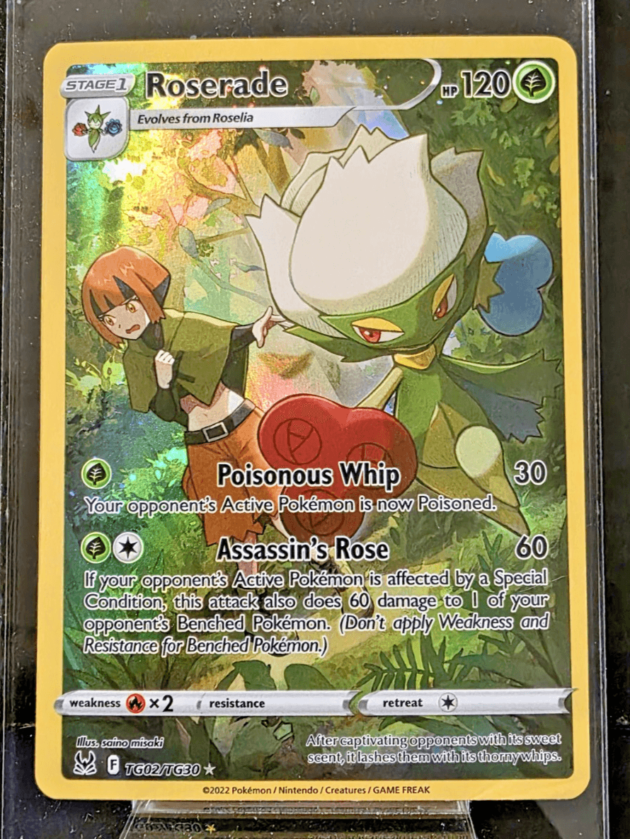 Pokemon TCG Roserade Lost Origin Trainer Gallery TG02/TG30 NM