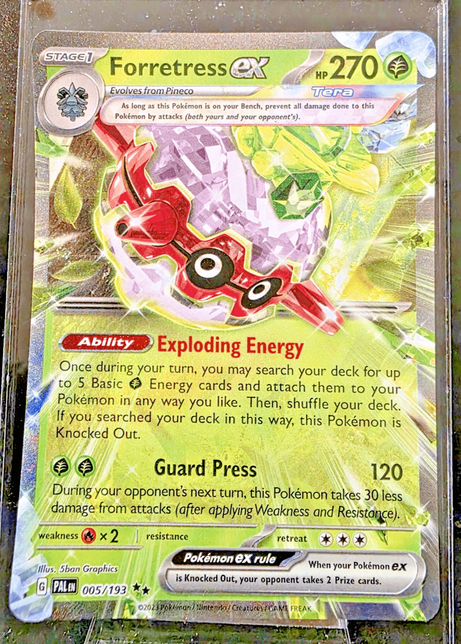 Pokemon TCG Forretress ex Double Rare Paldea Evolved 5/193