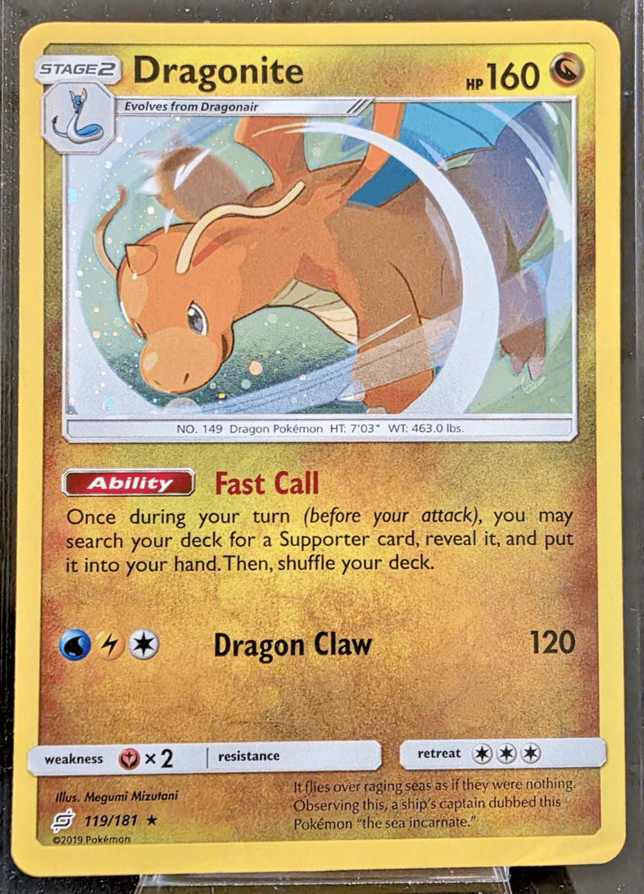 Pokemon TCG Dragonite (Cosmos Holo) 119/181 Promo NM