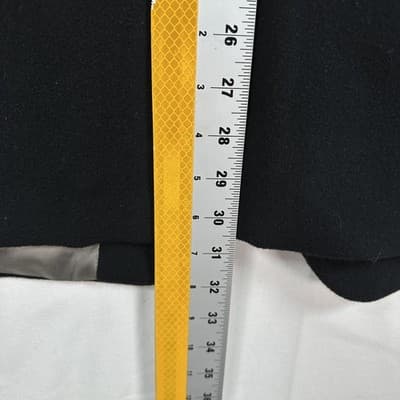 Christian Dior Monsieur 100% Camel Hair Blazer Mens 46R Black Sport Coat USA - Thumbnail 4