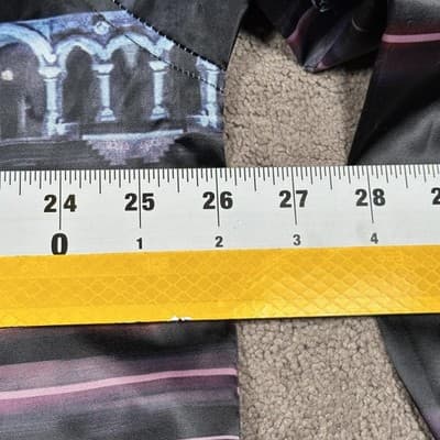 GS Bogosse Shirt Mens 3XL Multicolor Long Sleeve Satin Cityscape Car Button Up - Thumbnail 9