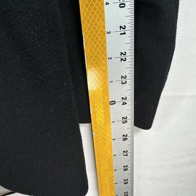 Christian Dior Monsieur 100% Camel Hair Blazer Mens 46R Black Sport Coat USA - Thumbnail 5