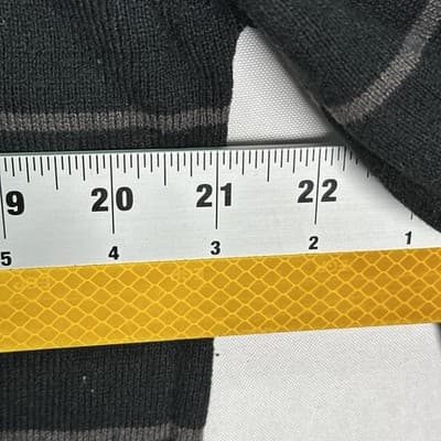 Guess Sweater Youth 2XL Black Striped Crewneck Pullover Knit Long Sleeve Vintage - Thumbnail 8
