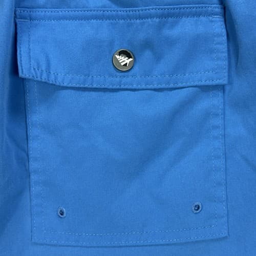 Jay-Z Roc Nation Paper Planes Blue Swim Trunks Nylon Shorts Large unlined 6" Ins - Thumbnail 6