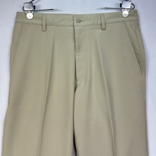 FootJoy Athletic Fit Golf Pants Mens 32 x 32 Tan Stretch Activewear Chinos NWOT - Thumbnail 4