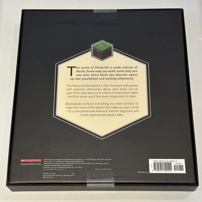 New Minecraft Blockopedia Mojang Scholastic Black 2015 First Ed Video Game Guide - Thumbnail 2