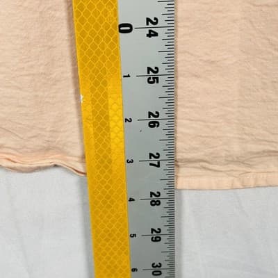 Marine Layer Shirt Mens Marge Medium Large Stretch Selvage Peach Short Sleeve - Thumbnail 7