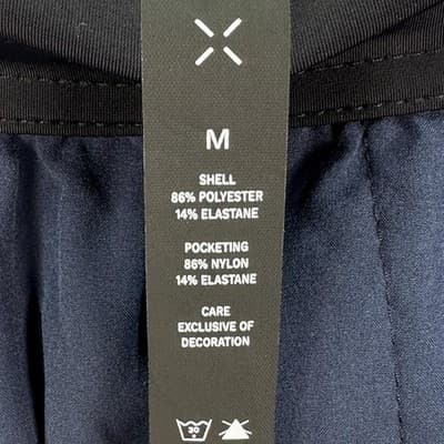 Ten Thousand Interval Shorts 7" Mens Medium Navy Unlined Athletic Training Gym - Thumbnail 4