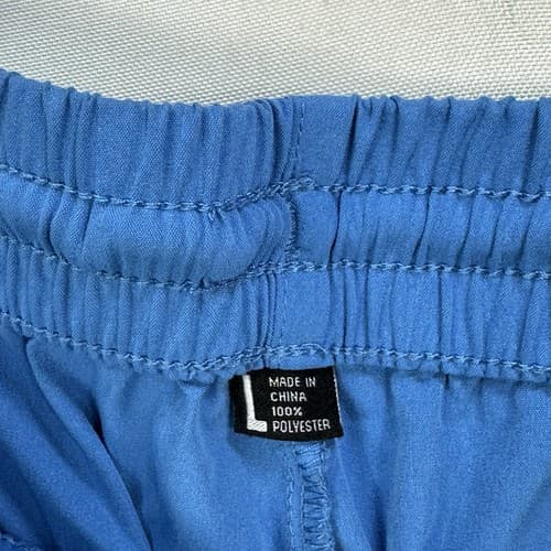 Jay-Z Roc Nation Paper Planes Blue Swim Trunks Nylon Shorts Large unlined 6" Ins - Thumbnail 4