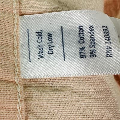 Marine Layer Shirt Mens Marge Medium Large Stretch Selvage Peach Short Sleeve - Thumbnail 6