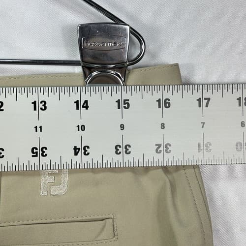 FootJoy Athletic Fit Golf Pants Mens 32 x 32 Tan Stretch Activewear Chinos NWOT - Thumbnail 8