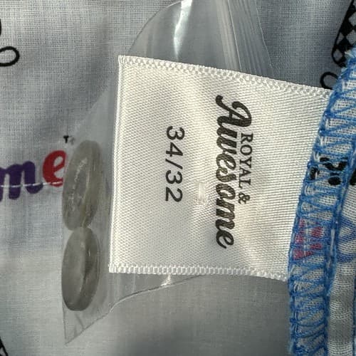 Royal & Awesome Golf Pants Mens 34 x 32 Blue Chino Straight Leg Outdoor - Thumbnail 6