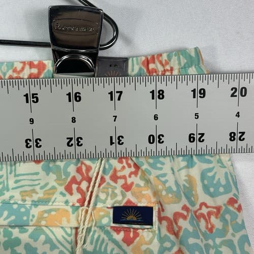 NEW Faherty Shorelite Swim Trunks Sz 2XL Tropic Cay Block Print Multicolor Lined - Thumbnail 7