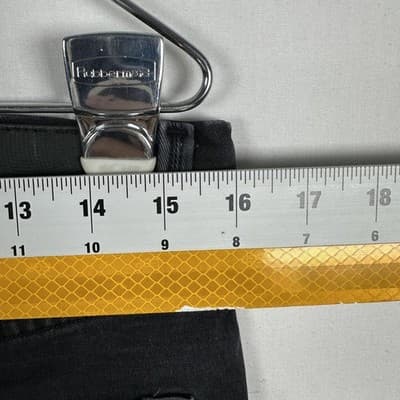 Emporio Armani Jeans Womens 34 X 25 Black Slim Straight Dark Wash Denim Logo - Thumbnail 11