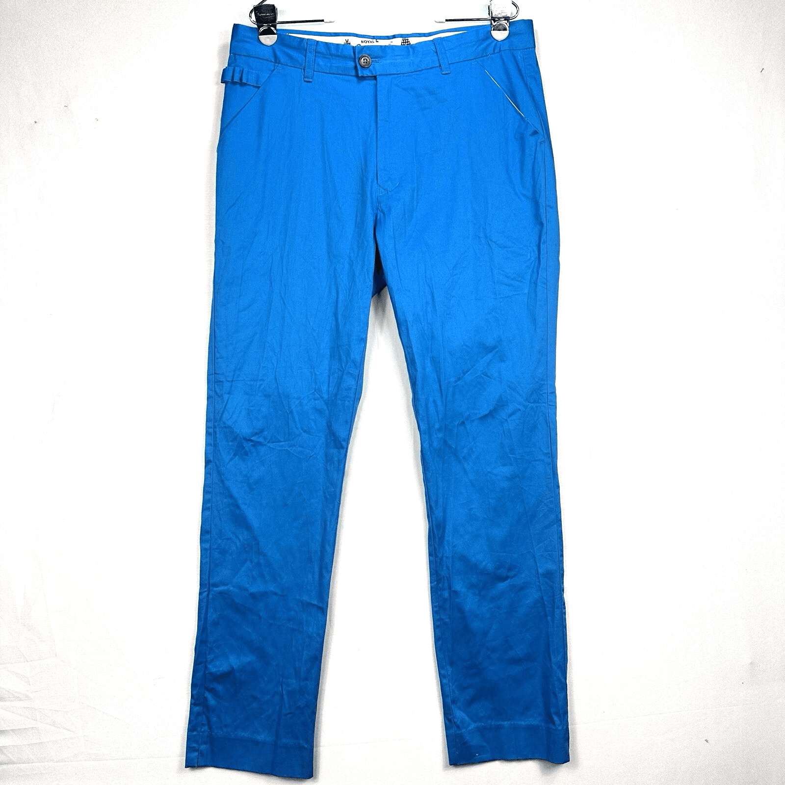 Royal & Awesome Golf Pants Mens 34 x 32 Blue Chino Straight Leg Outdoor - Image 1